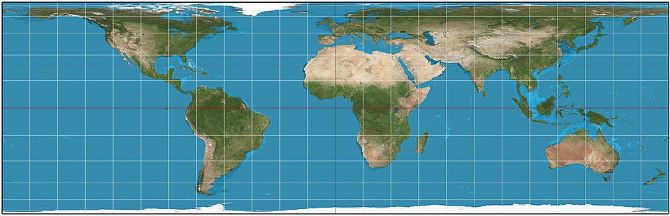 proiezione cilindrica di Lambert