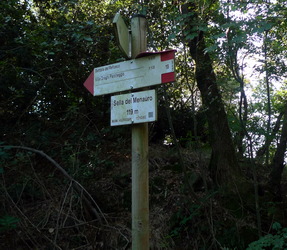 Sella del Menauro bivio