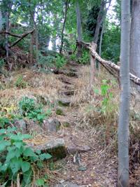 discesa con gradini discesa